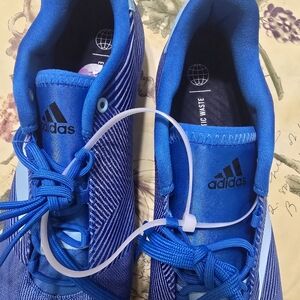 Adidas Blue Athletic Shoes Fir Cycling